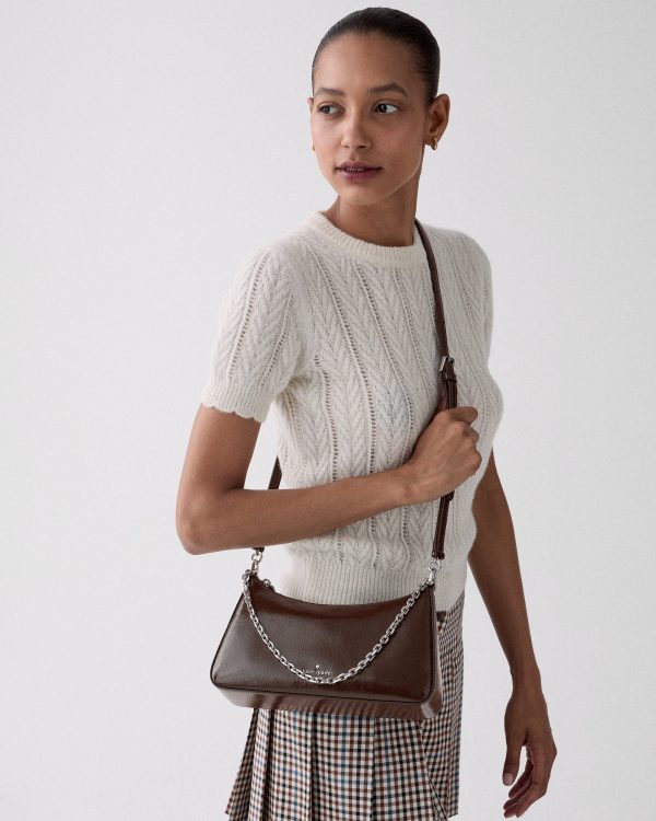 Kate Spade Margot Shiny Leather Shoulder Bag