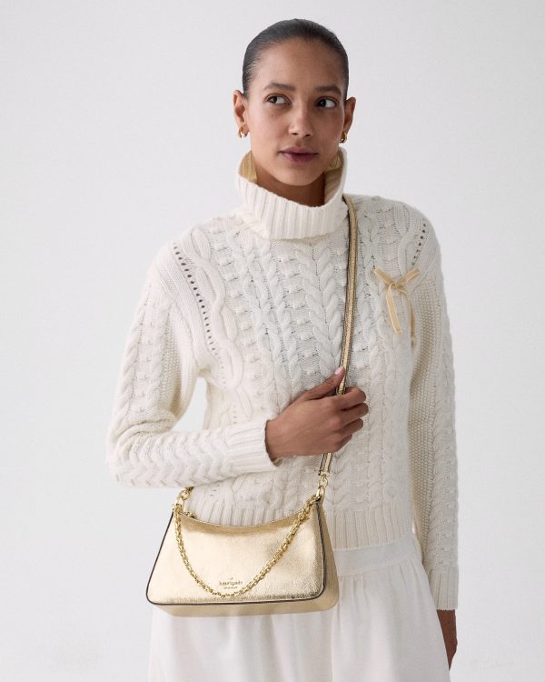 Kate Spade Margot Metallic Shoulder Bag