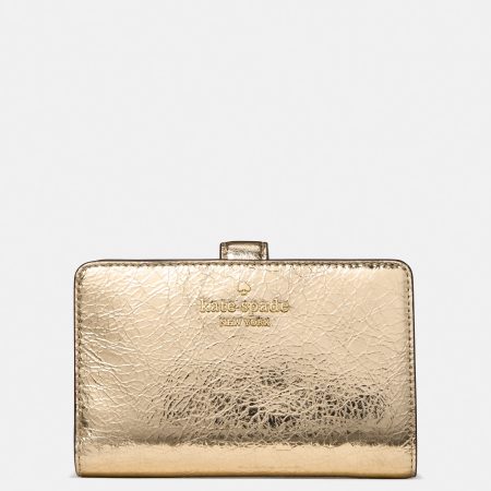 Kate Spade Metallic Medium Bifold Wallet