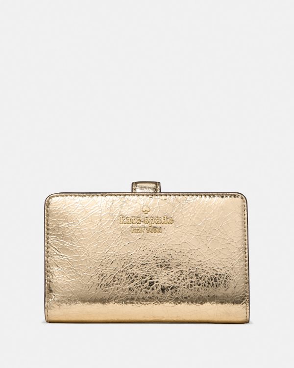 Kate Spade Metallic Medium Bifold Wallet