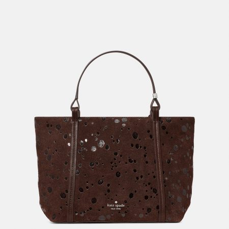 Kate Spade Marlowe Suede Dots Small Tote Bag