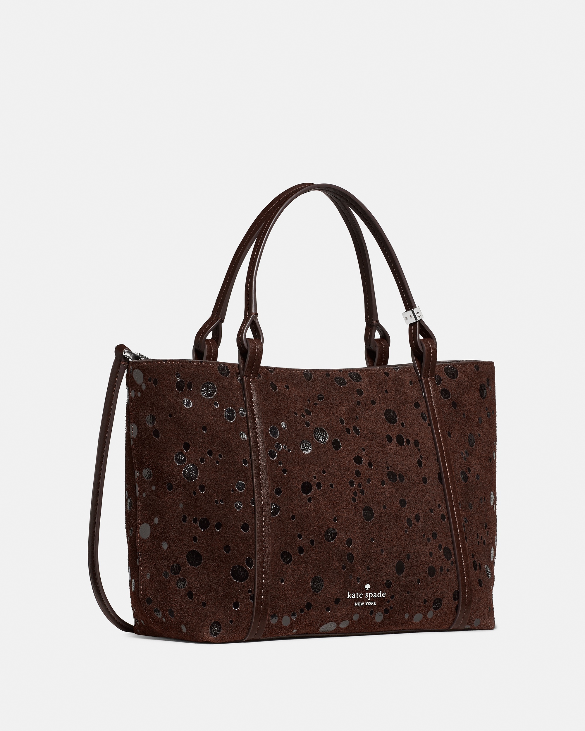 Kate Spade Marlowe Suede Dots Small Tote Bag - Image 4