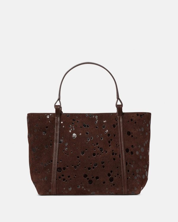 Kate Spade Marlowe Suede Dots Small Tote Bag