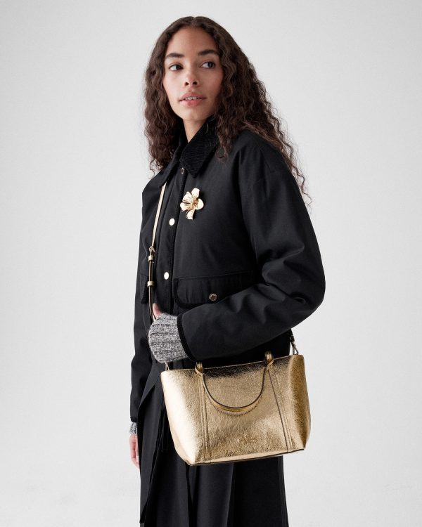 Kate Spade Marlowe Metallic Small Tote Bag