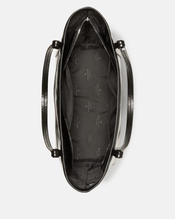 Kate Spade Marlowe Shiny Leather Tote Bag