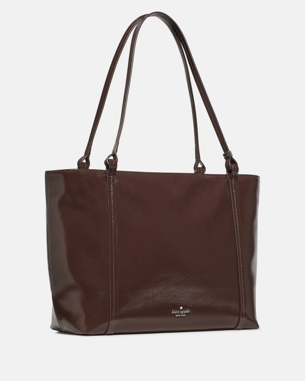 Kate Spade Marlowe Shiny Leather Tote Bag