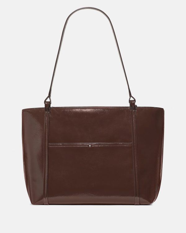 Kate Spade Marlowe Shiny Leather Tote Bag