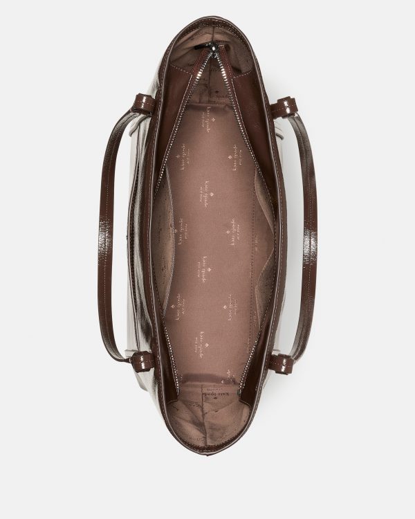 Kate Spade Marlowe Shiny Leather Tote Bag