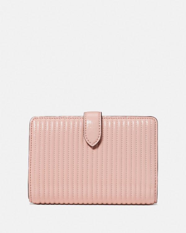 Kate Spade Shiny Quilted Medium Bifold Wallet