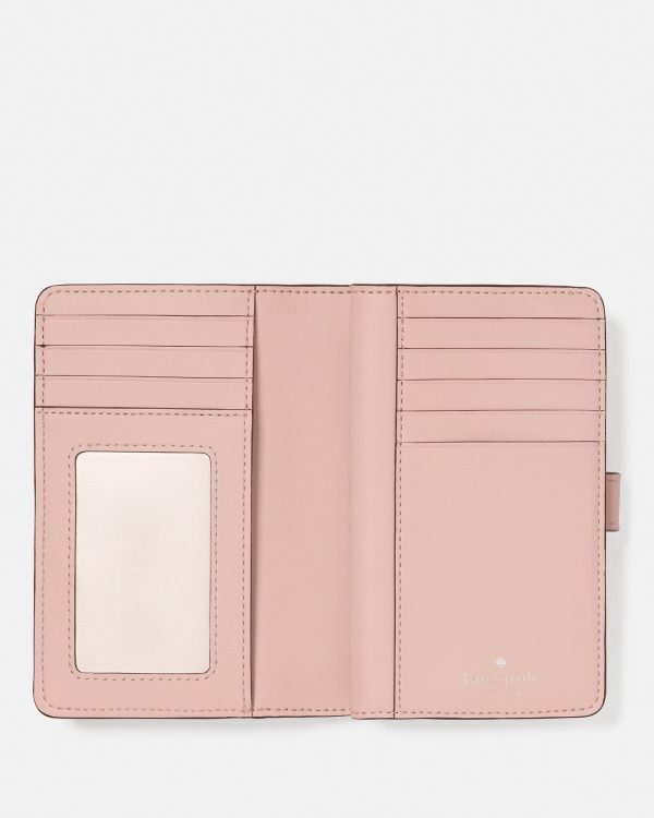 Kate Spade Shiny Quilted Medium Bifold Wallet