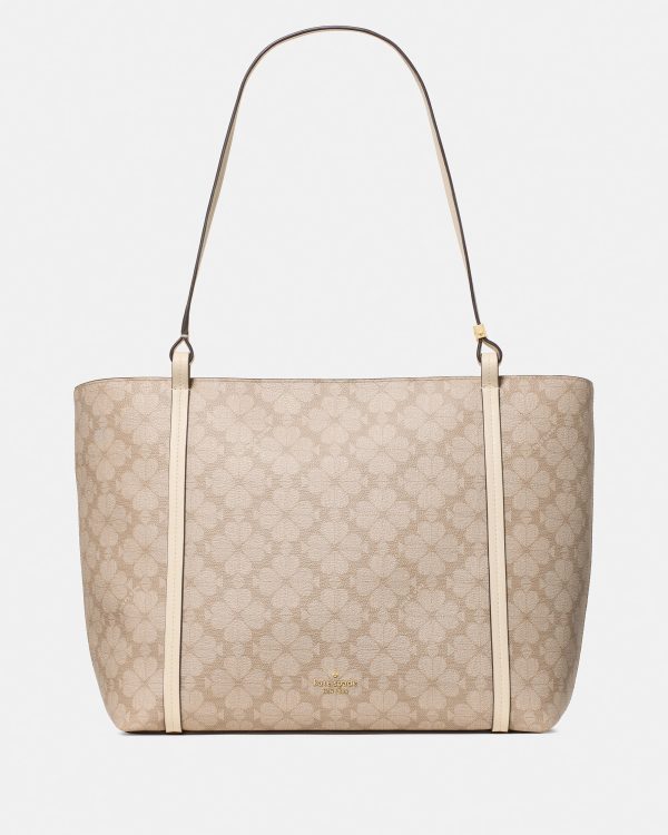 Kate Spade Marlowe Spade Flower Coated Canvas Tote Bag
