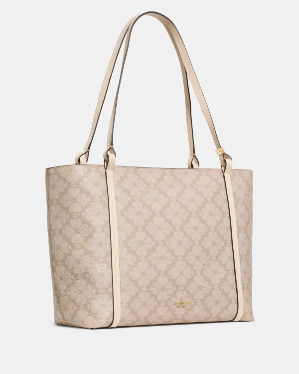 Kate Spade Marlowe Spade Flower Coated Canvas Tote Bag