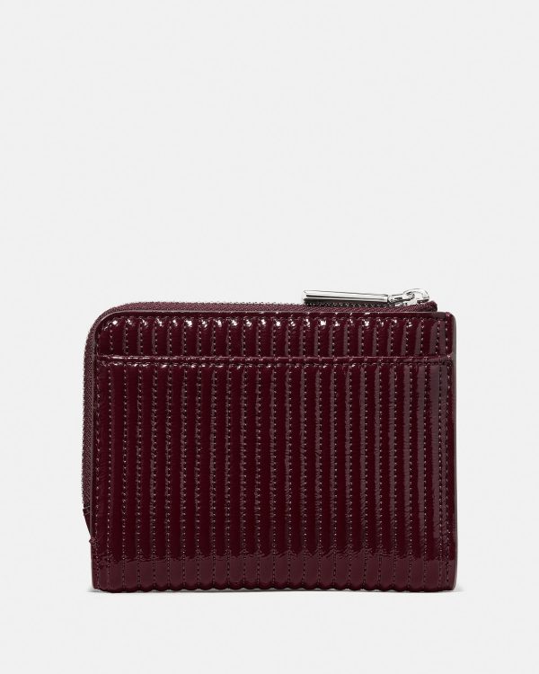 Kate Spade Shiny Quilted Small L-zip Wallet