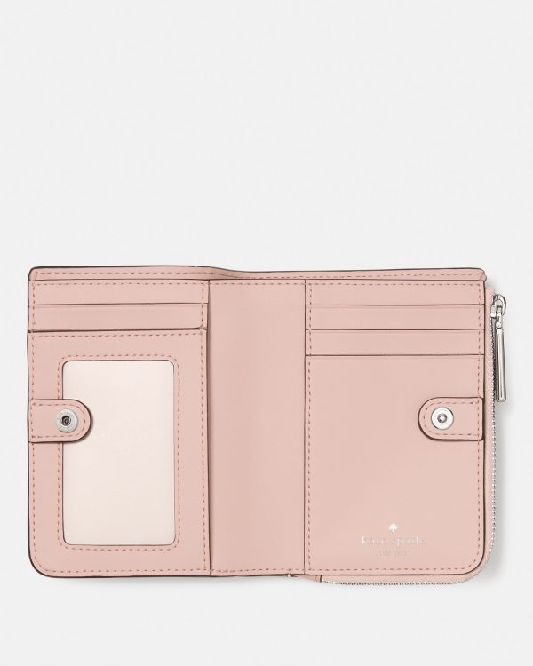 Kate Spade Shiny Quilted Small L-zip Wallet