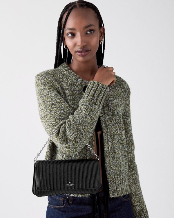 Kate Spade Ivy Shiny Quilted Crossbody Bag