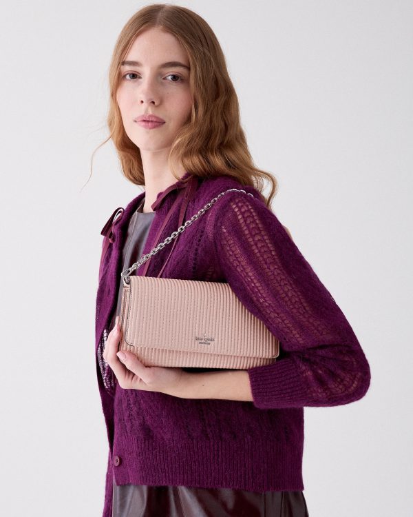 Kate Spade Ivy Shiny Quilted Crossbody Bag