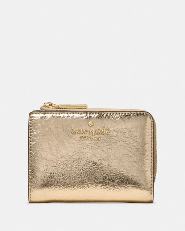 Kate Spade Metallic Small L-zip Wallet