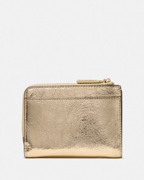 Kate Spade Metallic Small L-zip Wallet