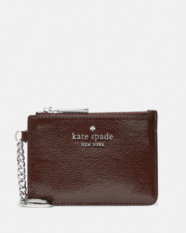Kate Spade Shiny Leather Key Ring Card Holder