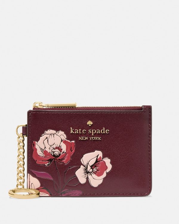 Kate Spade Floral Key Ring Card Holder