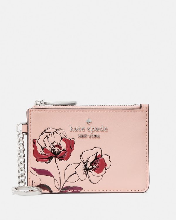 Kate Spade Floral Key Ring Card Holder