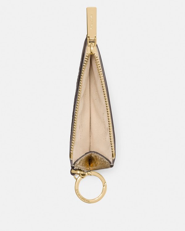 Kate Spade Metallic Key Ring Card Holder