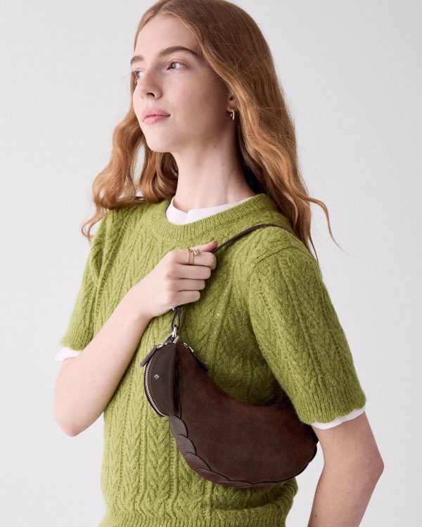 Kate Spade Duo Dot Suede Mini Shoulder Bag