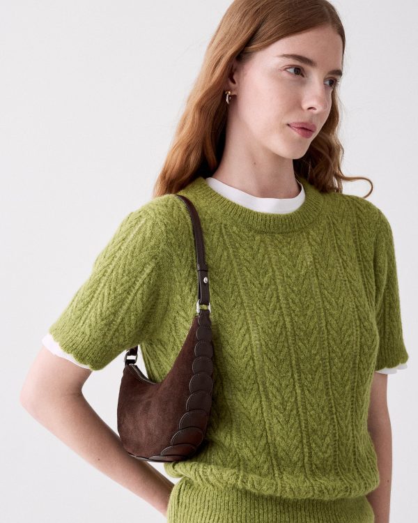 Kate Spade Duo Dot Suede Mini Shoulder Bag