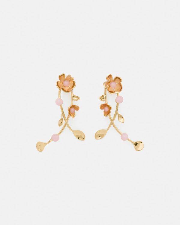 Kate Spade Gilded Garden Statement Earrings