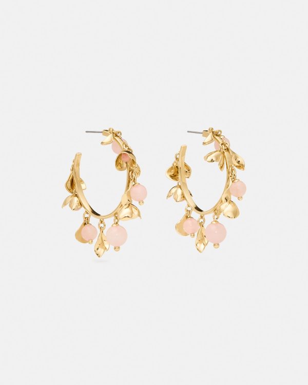 Kate Spade Gilded Garden Statement Hoops