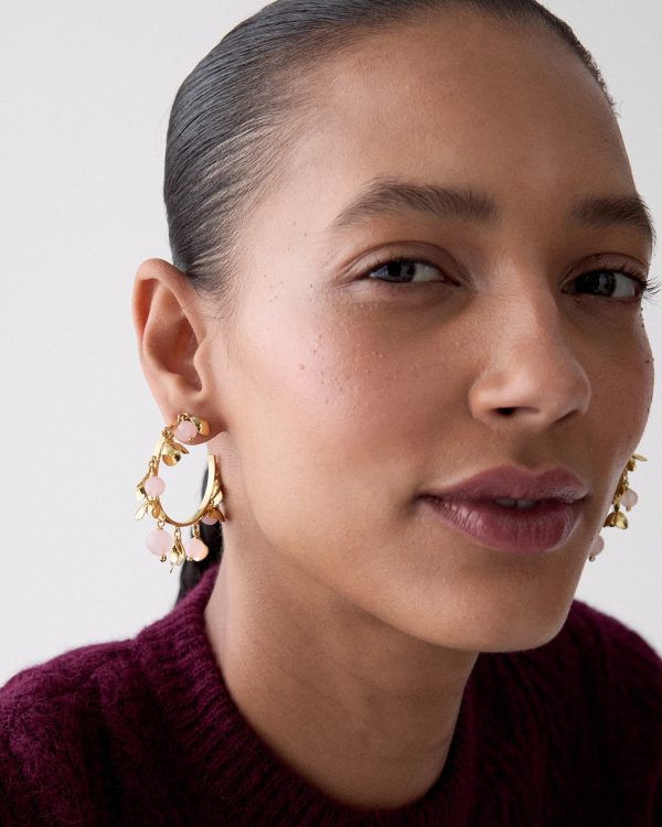 Kate Spade Gilded Garden Statement Hoops