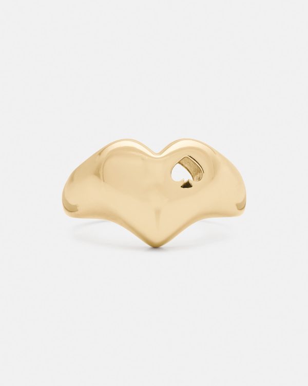 Kate Spade Heart And Spade Signet Ring