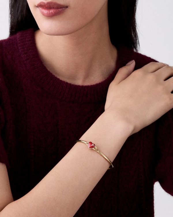 Kate Spade Heart And Spade Thin Bangle