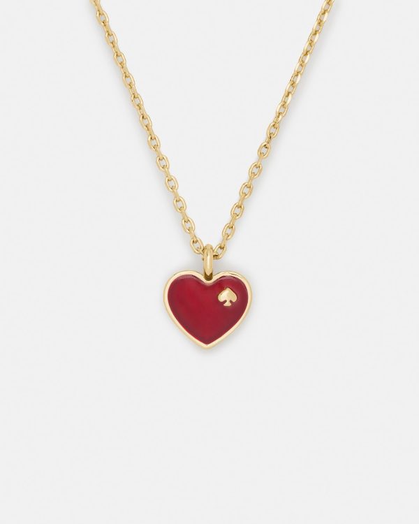 Kate Spade Heart And Spade Pendant