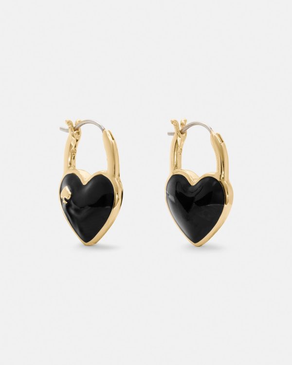 Kate Spade Heart And Spade Huggies