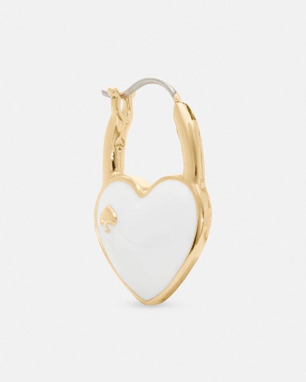 Kate Spade Heart And Spade Huggies