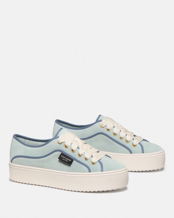 Kate Spade Sam Icon Piped Platform Sneaker