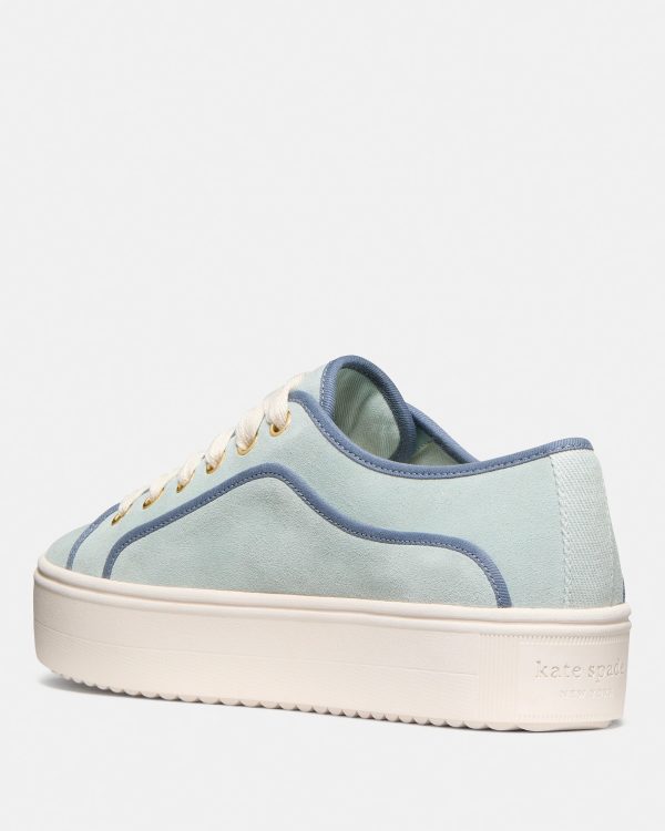 Kate Spade Sam Icon Piped Platform Sneaker