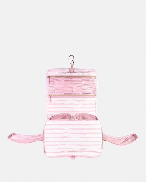 Kate Spade Goddess Stripe Hanging Toiletry Bag