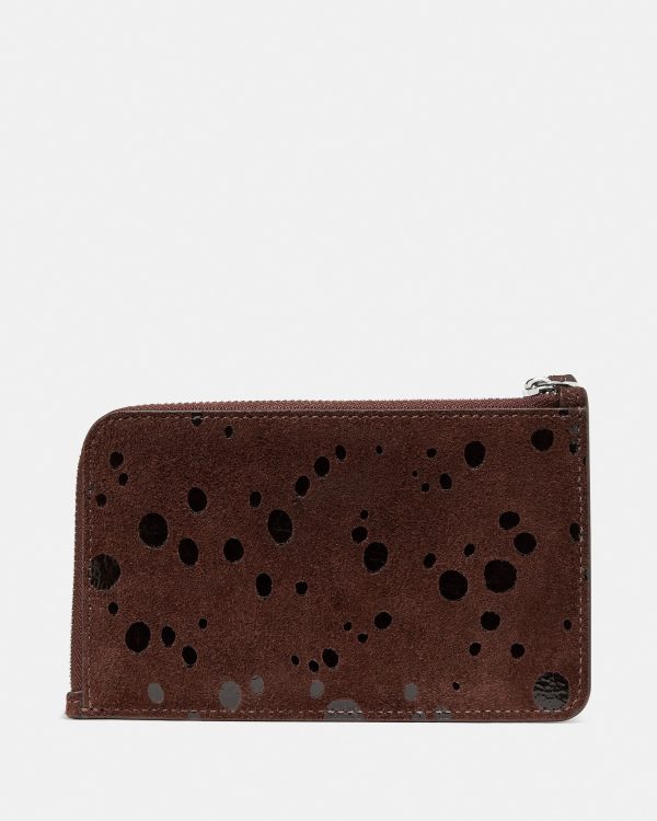 Kate Spade Lucy Suede Dots Small Wristlet