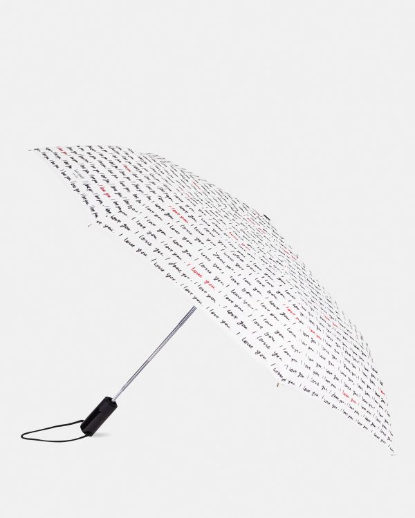 Kate Spade I Love You Travel Umbrella