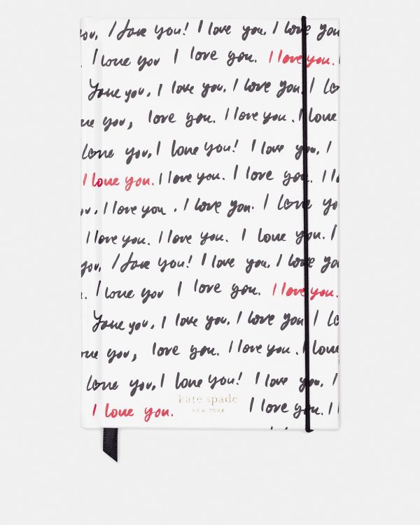 Kate Spade I Love You Take Note Notebook