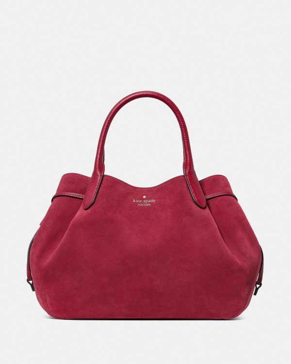 Kate Spade Dumpling Suede Large Satchel Bag
