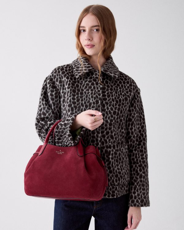 Kate Spade Dumpling Suede Large Satchel Bag