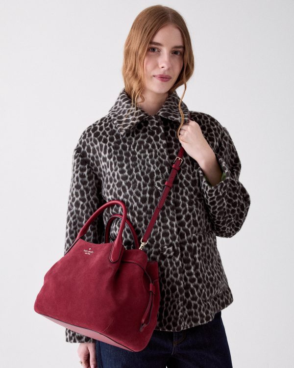 Kate Spade Dumpling Suede Large Satchel Bag