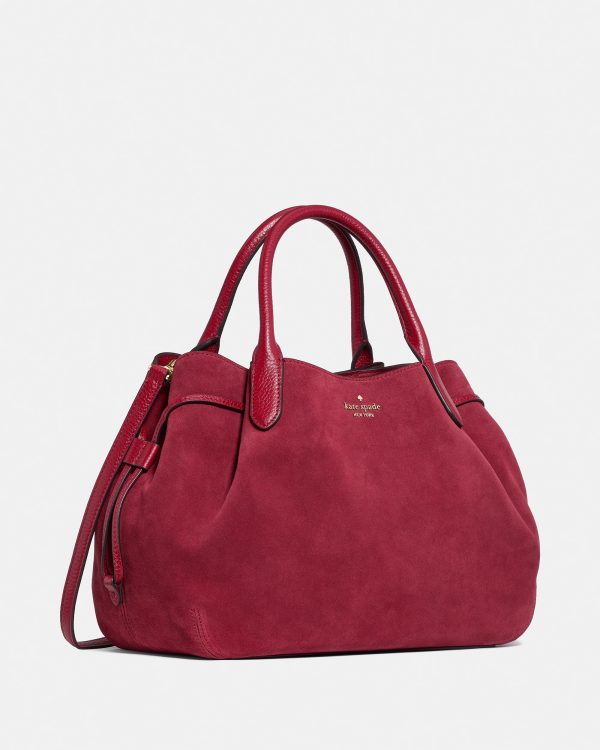 Kate Spade Dumpling Suede Large Satchel Bag