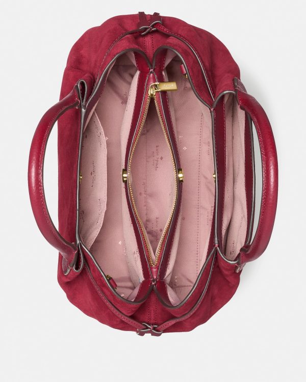 Kate Spade Dumpling Suede Large Satchel Bag