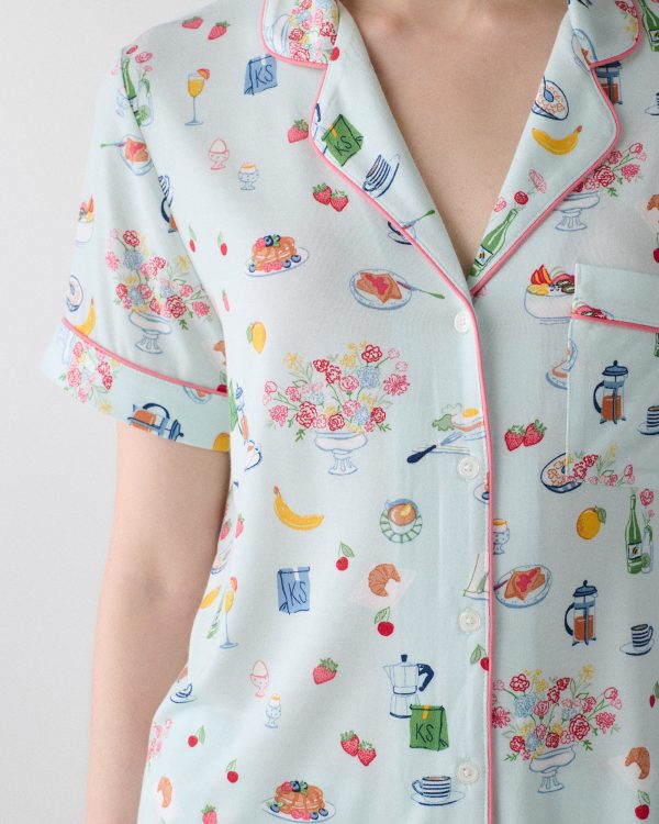 Kate Spade Short Pj Set