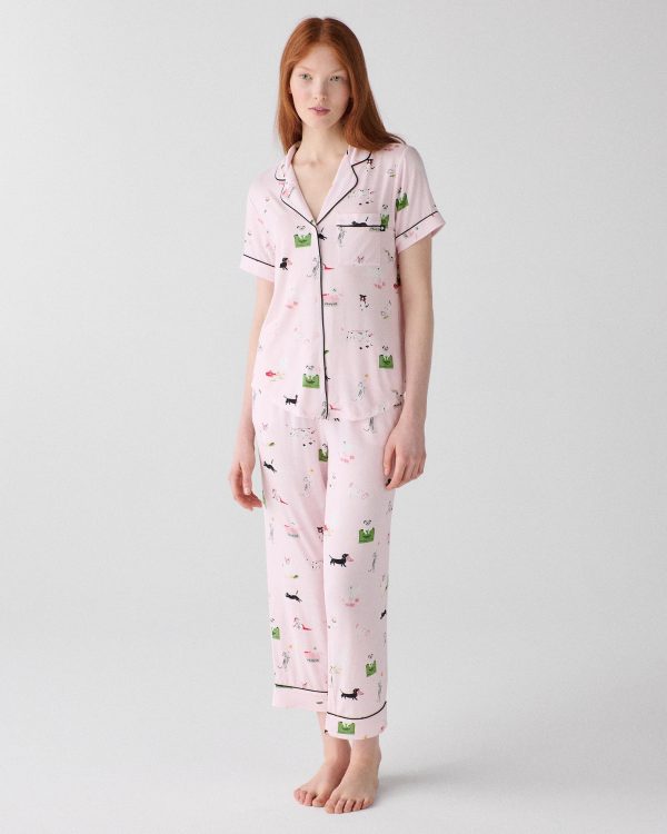 Kate Spade Cropped Pj Set