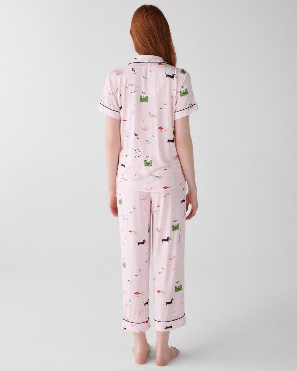 Kate Spade Cropped Pj Set